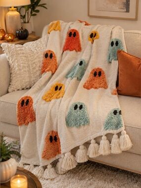 NWT TikTok Viral Rachel Zoe Los Angeles New York Pastel Ghost Blanket